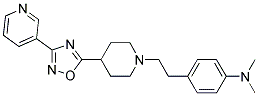 N,N-DIMETHYL-4-(2-[4-(3-PYRIDIN-3-YL-1,2,4-OXADIAZOL-5-YL)PIPERIDIN-1-YL]ETHYL)ANILINE Struktur