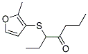 3-(2-METHYL-FURAN-3-YLSULFANYL)-HEPTAN-4-ONE Struktur