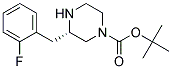 (S)-3-(2-FLUORO-BENZYL)-PIPERAZINE-1-CARBOXYLIC ACID TERT-BUTYL ESTER Struktur