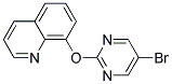 8-[(5-BROMOPYRIMIDIN-2-YL)OXY]QUINOLINE Struktur