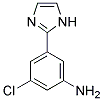 3-CHLORO-5-(1H-IMIDAZOL-2-YL)-PHENYLAMINE Struktur