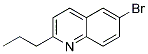 6-BROMO-2-PROPYL-QUINOLINE Struktur