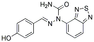 4-HYDROXYBENZALDEHYDE N-(2,1,3-BENZOTHIADIAZOL-4-YL)SEMICARBAZONE Struktur