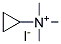 CYCLOPROPYLTRIMETHYLAMMONIUM IODIDE Struktur