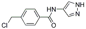 4-CHLOROMETHYL-N-(1H-PYRAZOL-4-YL)-BENZAMIDE Struktur