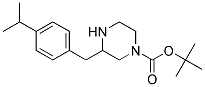 3-(4-ISOPROPYL-BENZYL)-PIPERAZINE-1-CARBOXYLIC ACID TERT-BUTYL ESTER Struktur