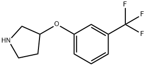 3-[3-(TRIFLUOROMETHYL)PHENOXY]PYRROLIDINE Struktur