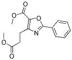 METHYL 4-(3-METHOXY-3-OXOPROPYL)-2-PHENYLOXAZOLE-5-CARBOXYLATE Struktur