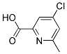 4-CHLORO-6-METHYL-PYRIDINE-2-CARBOXYLIC ACID Struktur