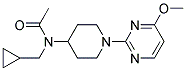 N-(CYCLOPROPYLMETHYL)-N-[1-(4-METHOXYPYRIMIDIN-2-YL)PIPERIDIN-4-YL]ACETAMIDE Struktur