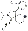 4-(2-CHLOROPHENYL)-2-ISOPROPYL-2,7-DIAZASPIRO[4.5]DECAN-1-ONE HYDROCHLORIDE Struktur