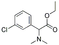 (3-CHLORO-PHENYL)-DIMETHYLAMINO-ACETIC ACID ETHYL ESTER Struktur