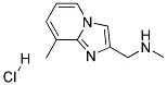 2-(N-METHYLAMINOMETHYL)-8-METHYLIMIDAZO[1,2-A]PYRIDINE, HCL Struktur