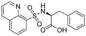 N-(8-QUINOLINYLSULFONYL)PHENYLALANINE Struktur