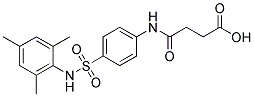 N-[4-(2,4,6-TRIMETHYL-PHENYLSULFAMOYL)-PHENYL]-SUCCINAMIC ACID Struktur