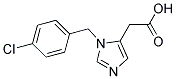 [3-(4-CHLORO-BENZYL)-3H-IMIDAZOL-4-YL]-ACETIC ACID Struktur