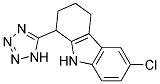 6-CHLORO-1-(1H-TETRAZOL-5-YL)-2,3,4,9-TETRAHYDRO-1H-CARBAZOLE Struktur