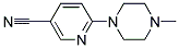 6-(4-METHYLPIPERAZIN-1-YL)NICOTINONITRILE Struktur