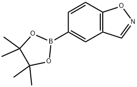 5-(4,4,5,5-TETRAMETHYL-1,3,2-DIOXABOROLAN-2-YL)BENZO[D]ISOXAZOLE Struktur