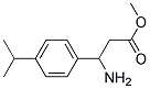 METHYL-3-AMINO-3-(4-ISOPROPYLPHENYL)PROPIONATE Struktur