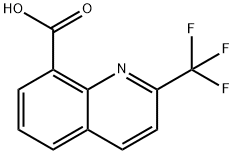 2-(TRIFLUOROMETHYL)QUINOLINE-8-CARBOXYLIC ACID Struktur