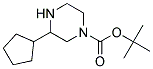 3-CYCLOPENTYL-PIPERAZINE-1-CARBOXYLIC ACID TERT-BUTYL ESTER Struktur