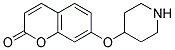 7-(4-PIPERIDINYLOXY)-2H-CHROMEN-2-ONE Struktur