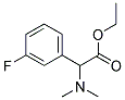 DIMETHYLAMINO-(3-FLUORO-PHENYL)-ACETIC ACID ETHYL ESTER Struktur