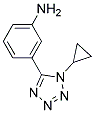 3-(1-CYCLOPROPYL-1H-TETRAZOL-5-YL)ANILINE Struktur