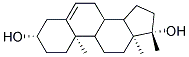 (3S,10R,13S,17S)-10,13,17-TRIMETHYL-2,3,4,7,8,9,10,11,12,13,14,15,16,17-TETRADECAHYDRO-1H-CYCLOPENTA[A]PHENANTHRENE-3,17-DIOL Struktur