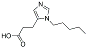 3-(3-PENTYL-3H-IMIDAZOL-4-YL)-PROPIONIC ACID Struktur