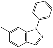 6-METHYL-1-PHENYL-1H-INDAZOLE Struktur