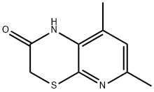 6,8-DIMETHYL-1H-PYRIDO[2,3-B][1,4]THIAZIN-2(3H)-ONE Struktur