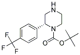 (R)-2-(4-TRIFLUOROMETHYL-PHENYL)-PIPERAZINE-1-CARBOXYLIC ACID TERT-BUTYL ESTER Struktur