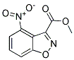 METHYL 4-NITROBENZO[D]ISOXAZOLE-3-CARBOXYLATE Struktur