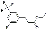 3-(3-FLUORO-5-TRIFLUOROMETHYL-PHENYL)-PROPIONIC ACID ETHYL ESTER Struktur