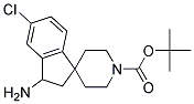 TERT-BUTYL 3-AMINO-5-CHLORO-2,3-DIHYDROSPIRO[INDENE-1,4'-PIPERIDINE]-1'-CARBOXYLATE Struktur