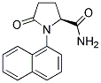 N-1-NAPHTHYL-5-OXOPROLINAMIDE Struktur