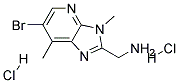 C-(6-BROMO-3,7-DIMETHYL-3H-IMIDAZO[4,5-B]PYRIDIN-2-YL)-METHYLAMINE DIHYDROCHLORIDE Struktur