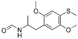 N-FORMYL-1-(2,5-DIMETHOXY-4-METHYLTHIOPHENYL)-2-AMINOPROPANE Struktur