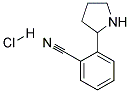 2-(PYRROLIDIN-2-YL)BENZONITRILE HYDROCHLORIDE Struktur