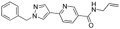 N-ALLYL-6-(1-BENZYL-1H-PYRAZOL-4-YL)NICOTINAMIDE Struktur