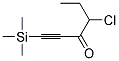 4-CHLORO-1-TRIMETHYLSILANYL-HEX-1-YN-3-ONE Struktur