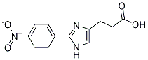 3-[2-(4-NITROPHENYL)IMIDAZOL-4-YL]-PROPIONIC ACID Struktur