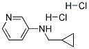 CYCLOPROPYLMETHYL-PYRIDIN-3-YL-AMINE DIHYDROCHLORIDE Struktur