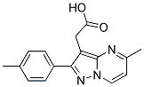 (5-METHYL-2-P-TOLYL-PYRAZOLO[1,5-A]PYRIMIDIN-3-YL)-ACETIC ACID Struktur