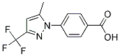 4-(5-METHYL-3-(TRIFLUOROMETHYL)-1H-PYRAZOL-1-YL)BENZOIC ACID Struktur