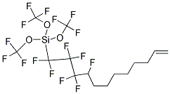 HEXADECAFLUORODODEC-11-ENYL-1-TRIMETHOXYSILANE Struktur