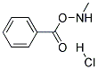 BENZOIC ACID N-HYDROXYMETHYLAMINE ESTER HYDROCHLORIDE Struktur