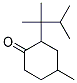 4-METHYL-2-(1,1,2-TRIMETHYL-PROPYL)-CYCLOHEXANONE Struktur